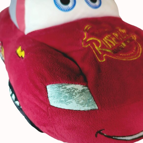 Disney Pixar Cars Lightning McQueen Plush Toy 95 Red Car Stuffed Pillow 15-Inche - Picture 7 of 7